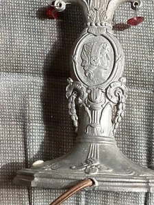 antique metal table lamp base - Picture 1 of 8