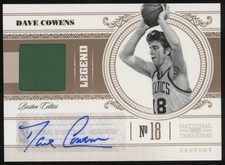 2010-11 National Treasures Century Legend Jersey Auto #185 Dave Cowens 4/5