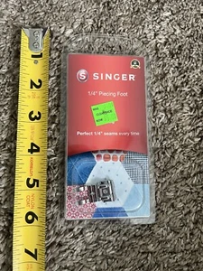 SINGER 1/4" Piecing Presser Foot for perfect 1/4" New Sealed - Picture 1 of 2