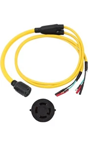 Spina tonda testa lanterna a L14-30R presa 4 poli 120V 30 Amp 6FT generazione... - Foto 1 di 2
