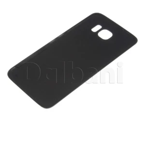 Samsung Galaxy S7 Edge Battery Door Back Cover Plate Replacement Part Black - Picture 1 of 1