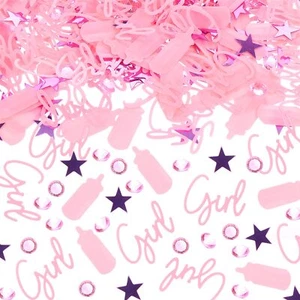 1000 Pieces Baby Shower Confetti - Baby Shower Decorations Pink Girl Table Sc... - Picture 1 of 7