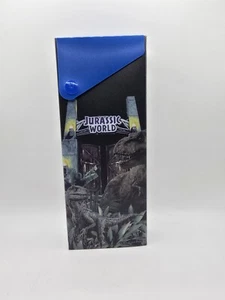 Nuevo Con Etiquetas Jurassic Park World, Estuche para Lápices de Plástico Azul con Cierre a Presión - Imagen 1 de 7