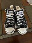 Black Converse Woman’s  Chuck Taylor All Stars  Super Nice Preowned Size 7