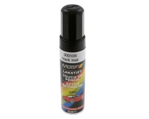 Crayon de peinture MOTIP noir mat 12 ml métal bois céramique verre plastique réparation - Photo 1/1