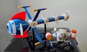 Capitaine Flam - Capitaine Future Cyberlab Comet & Cosmolem Cosmo Liner - BLEU - Bild 1 von 7