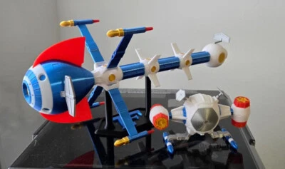 Capitaine Flam - Capitaine Future Cyberlab Comet & Cosmolem Cosmo Liner - BLEU - Immagine 1 di 4