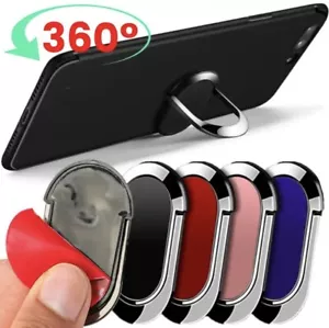 Mobile Phone Socket Holder Universal 360 Degree Rotation Finger Ring Support - Picture 1 of 6