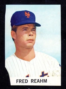 1969 Fred Reahm  NEW YORK METS  UNSIGNED  2 x 3-1/4  YEARBOOK PHOTO #1 - Picture 1 of 1