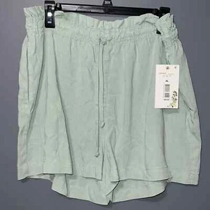 Chelsea & Violet XL Havana olive shorts elastic waist with pockets 2.5” inseam - Picture 1 of 12