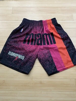 Miami Heat Floridians Mitchell & Ness NBA Swingman Shorts Men's Medium NWT - Image 1 of 2