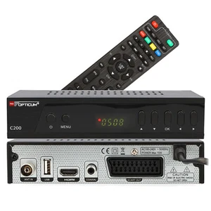 RED OPTICUM C200 HD Kabelreceiver mit Aufnahmefunktion - DVB-C-Receiver Full HD - Bild 1 von 8