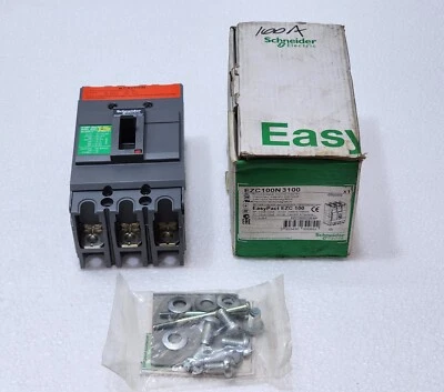 INTERRUPTOR DE CIRCUITO SCHNEIDER EZC100N TMD 100A 3P EZC100N3100 Foto 1 de 4