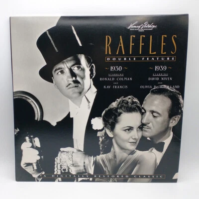Raffles (1930) + Raffles (1939) Double Feature LD Laser Disc Laserdisc - LD11316 - Image 1 of 4