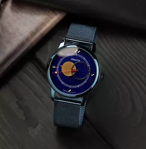 Raketa Copernicus Blue 1990s, Very rare Vintage Soviet Mechanical Mens watch - Bild 1 von 5