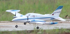 Dynam Cessna 310 Grand Cruiser EPO 1280mm blau PNP V2 Brushless Scale RC - Bild 1 von 4