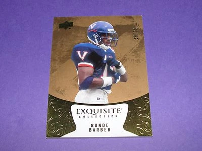 2014 Exquisite RONDE BARBER #32 Premium SP/75 Tampa Bay BUCCANEERS Virginia Tech - Image 1 of 2