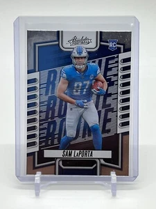 2023 Panini Absolute Football Sam LaPorta Black Rookie RC Detroit Lions TE - Picture 1 of 2