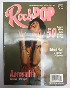 ROCK & POP # 2 VOL. 1 AEROSMITH / DEPECHE MODE /ROBERT PLANT / 1994 MEXICAN MAG - Imagen 1 de 8