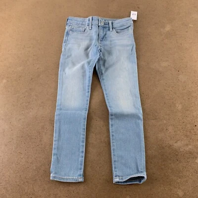 Pantalones de mezclilla elásticos lavados ligeros Gap para niñas talla 6 para todos los días súper ajustados nuevos con etiquetas Foto 1 de 4