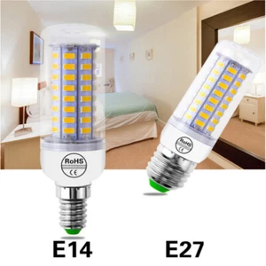 E27 E14 LED Bulb 3W 3.5W 3.7W 4W 4.3W 5W Corn Light Bulbs Replace Halogen Lamp - Picture 1 of 10