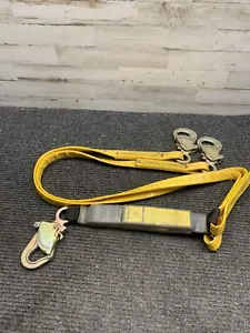 Used Reliance 6 Foot Shock Absorbing Lanyard Steelhead Tieback Hook - Picture 1 of 6