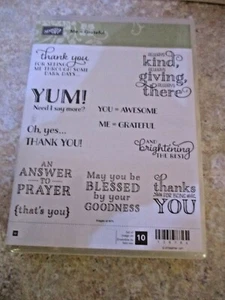 Stampin Up Stempelset Me = Dankbares 10er Set EUC! - Bild 1 von 3