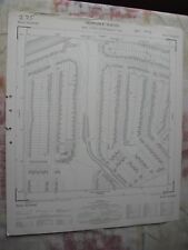 Ordnance Survey sheet Map Hornchurch Hacton Lane ref TQ5486SE 1963 1:1250