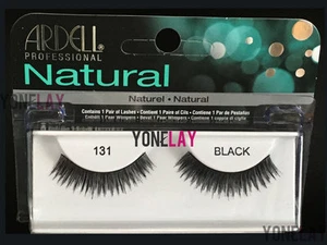 ARDELL Natural 131 Black False Eyelashes Fake Eye Lashes Invisiband Fashion - Bild 1 von 1