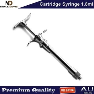 Dentist Cartridge Syringe Aspirating Anesthesia Injection 1.8ml Dental Tools - Picture 1 of 5