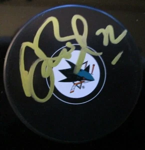 DAN BOYLE SIGNED SAN JOSE SHARKS HOCKEY PUCK w/ COA - Picture 1 of 1