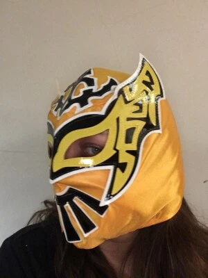 Sin Cara Wrestling Mask WWE Wrestler Wolves Raul Jimenez Professional Handmade - Image 1 of 3