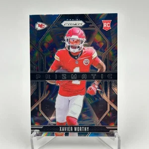 2024 Panini Prizm Prismatic Xavier Worthy #14 Rookie Kansas City Chiefs - Picture 1 of 2