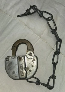 Adlake C. M. St P. & P switch lock Chicago Milwaukee St Paul & Pacific No Key - Picture 1 of 4