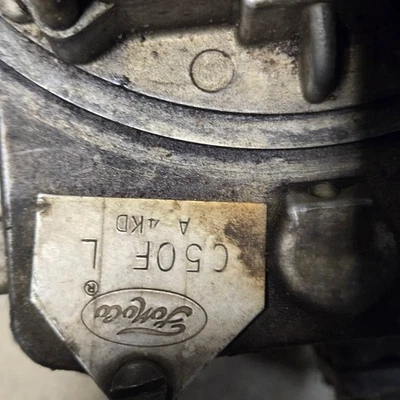 65 Hipo 289  Ford Mustang Comet Autolite 4100 1.12 C5OF-L Carburetor - Image 1 of 4