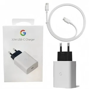 Google 30W PD USB-C Originale - Caricabatteria per Pixel 8 7 6 5 - Presa UE - Foto 1 di 6
