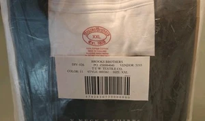 Brooks Brothers 100% Supima Cotton V Neck Shirt White 3 PACK Men’s XXL– NEW - Picture 1 of 6