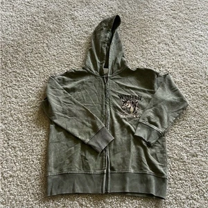 Chaqueta con capucha cremallera completa XL verde paleta pastel Western Rodeo Club caballo nueva sin etiquetas - Imagen 1 de 4