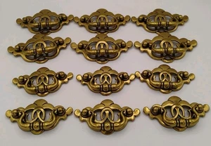 Vintage KBC 43422 & 44357 Brass Drawer Pulls, Lot Of 12 - Picture 1 of 3
