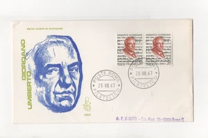 REPUBLIK - FDC - 1967 - UMBERTO - GIORDANO - VENETIA - Bild 1 von 1