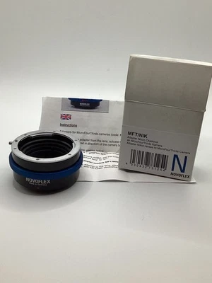Novoflex MFT/NIK Adapter For Nikon Lenses to Micro Four Thirds Camera, good cond - Image 1 of 4