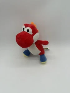 Super Mario Nintendo Little Buddy Red Yoshi Plush Stuffed Animal 8" - Picture 1 of 3
