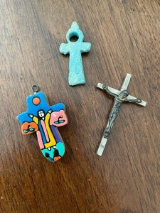 Ciondoli Trio di Croce VINTAGE - Foto 1 di 8