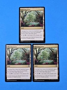 3x Thriving Grove Commander Masters 2023 CMM Mtg Magic Land Mana Card 430 - Picture 1 of 2