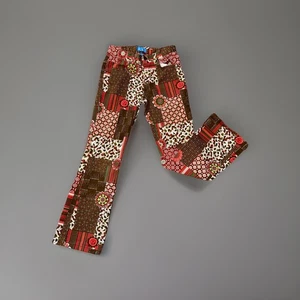 EUC! Children’s Place Funky Retro Print Patchwork Pants Girl’s Size 10 - Picture 1 of 7