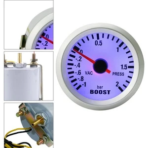 Automotive Dashboard Car Turbo Gauge Blue Backlight Display Boost Pressure Gauge - Picture 1 of 9