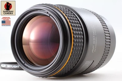 [Near MINT] Tokina AT-X 100mm f/2.8 AF Macro Minolta/Sony A α Mount From JAPAN - Image 1 of 4
