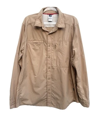 The North Face Shirt Men's Large Hiking Fishing Long Sleeve Button Down Vented - Image 1 of 4