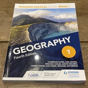 Pearson Edexcel A Level Geography Book 1 Fourth Edition, Dunn, Cameron & Adams, - Imagen 1 de 9