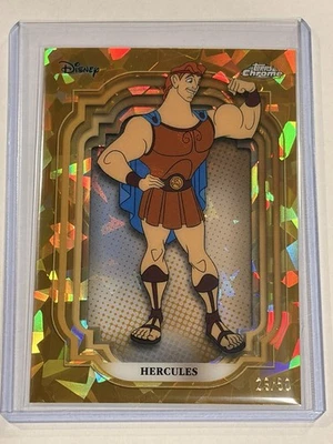 2024 Topps Cromo Zafiro Disney #115 Hércules Oro Refractor/50 Foto 1 de 2